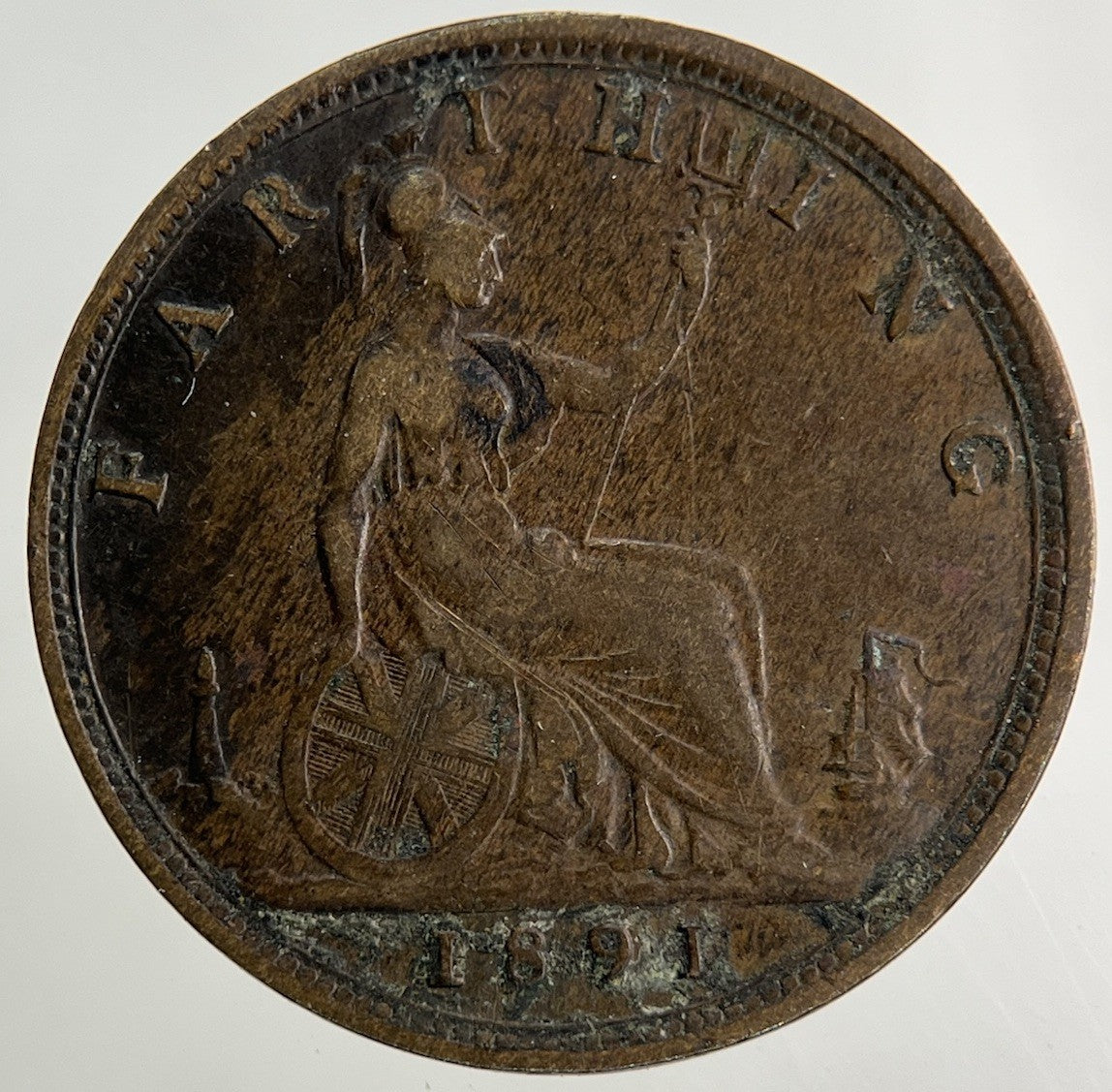 1891 Victoria Farthing Coin | Fine Collectable Grade