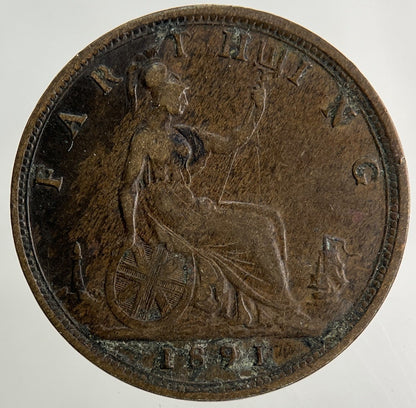 1891 Victoria Farthing Coin | Fine Collectable Grade