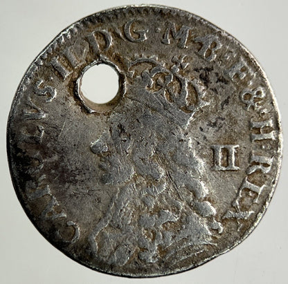 1660 - 85 Charles II 2nd Maundy Two - Pence Silver Coin | Collectable Grade