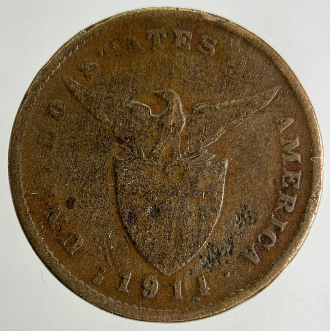 1911 Philippines One 1 Centavo Coin | Collectable Grade