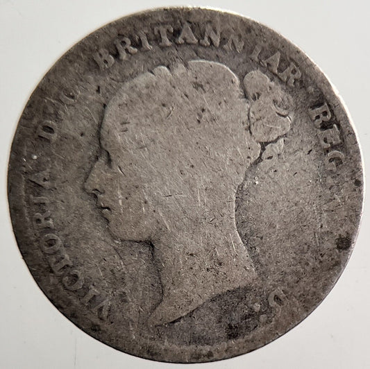 1885 Victoria Threepence Silver Coin | Fair Grade | a3614