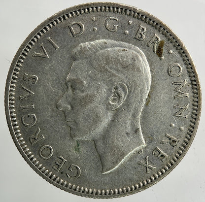 1944 George VI Shilling Silver Coin | Fine Collectable Grade