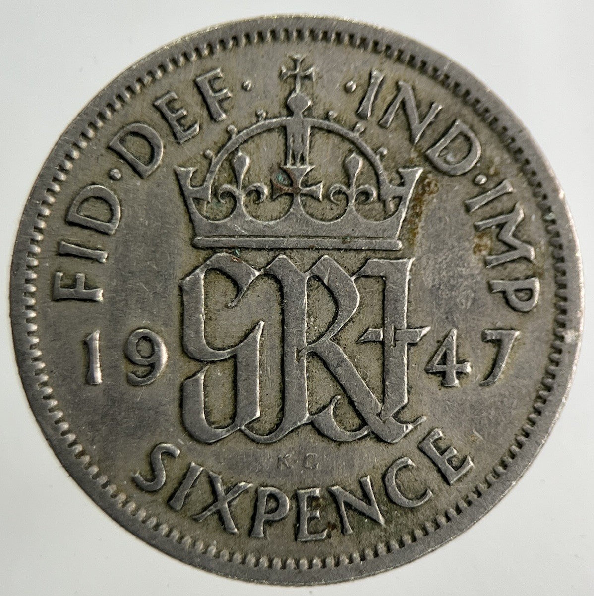 1947 George VI Sixpence Coin | Fine Collectable Grade