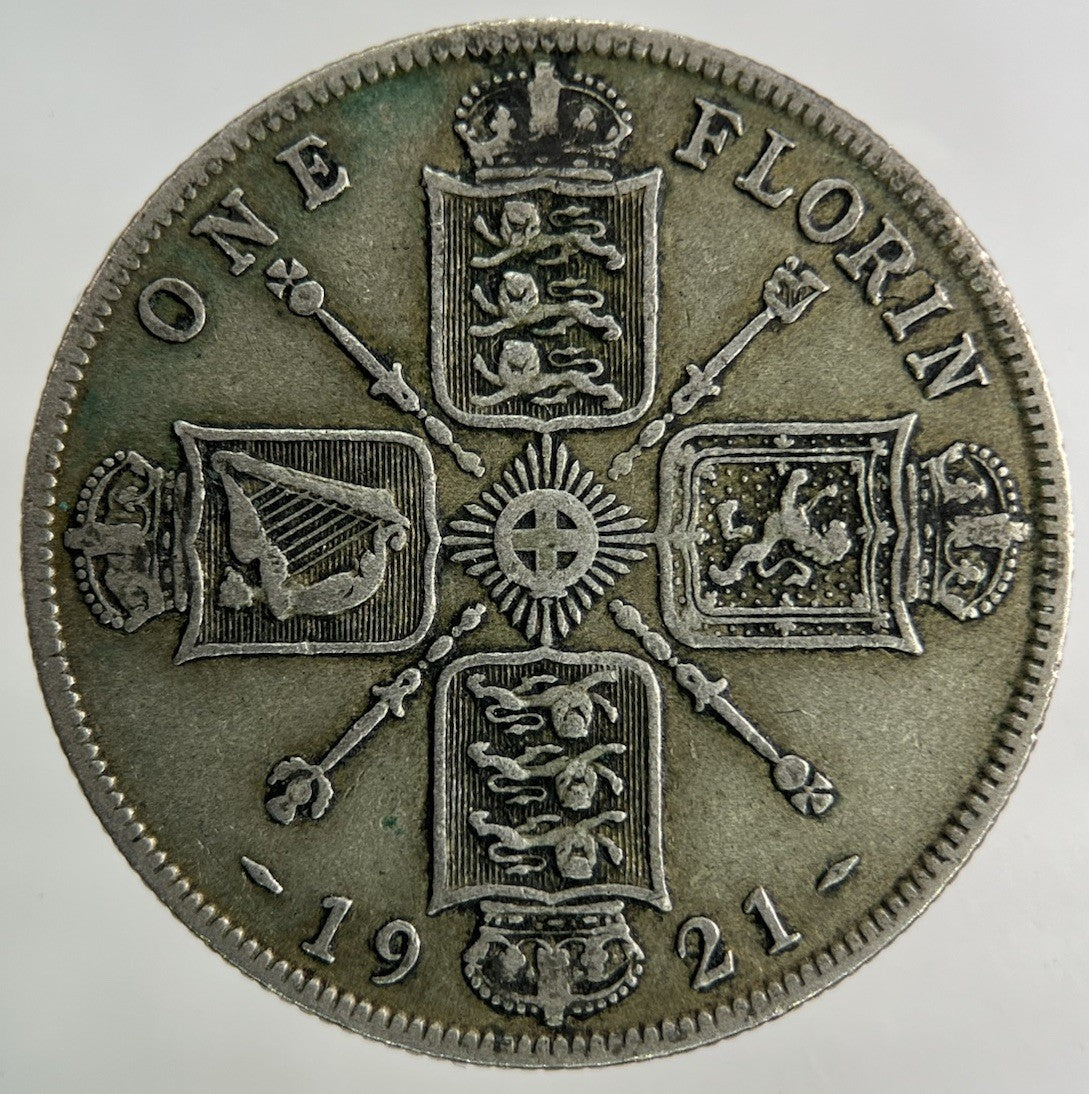 1921 George V Florin Silver Coin | Very High Grade