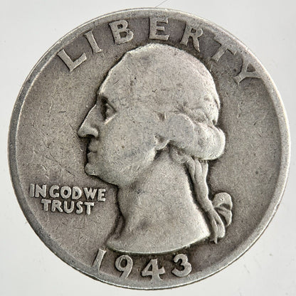 1943 US USA Quarter Dollar Silver Coin | Collectable Grade