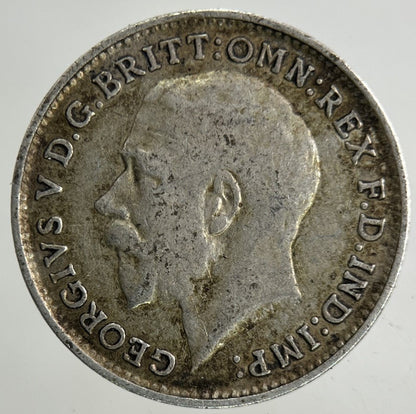 1916 George V Threepence Silver Coin | Fine Collectable Grade