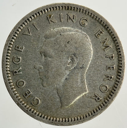 1944 New Zealand Threepence Silver Coin | Fine Collectable Grade