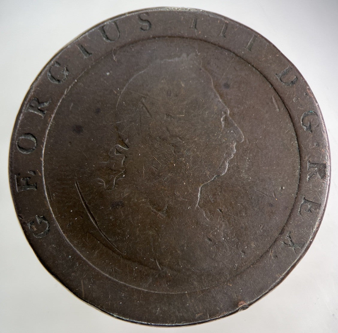 1797 George III 3rd Cartwheel One Penny Coin | Collectable Grade