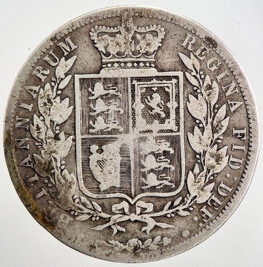 1883 Victoria Half - Crown Silver Coin | Collectable Grade