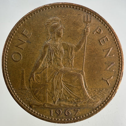1967 Elizabeth II 2nd One Penny Coin | Fine Collectable Grade