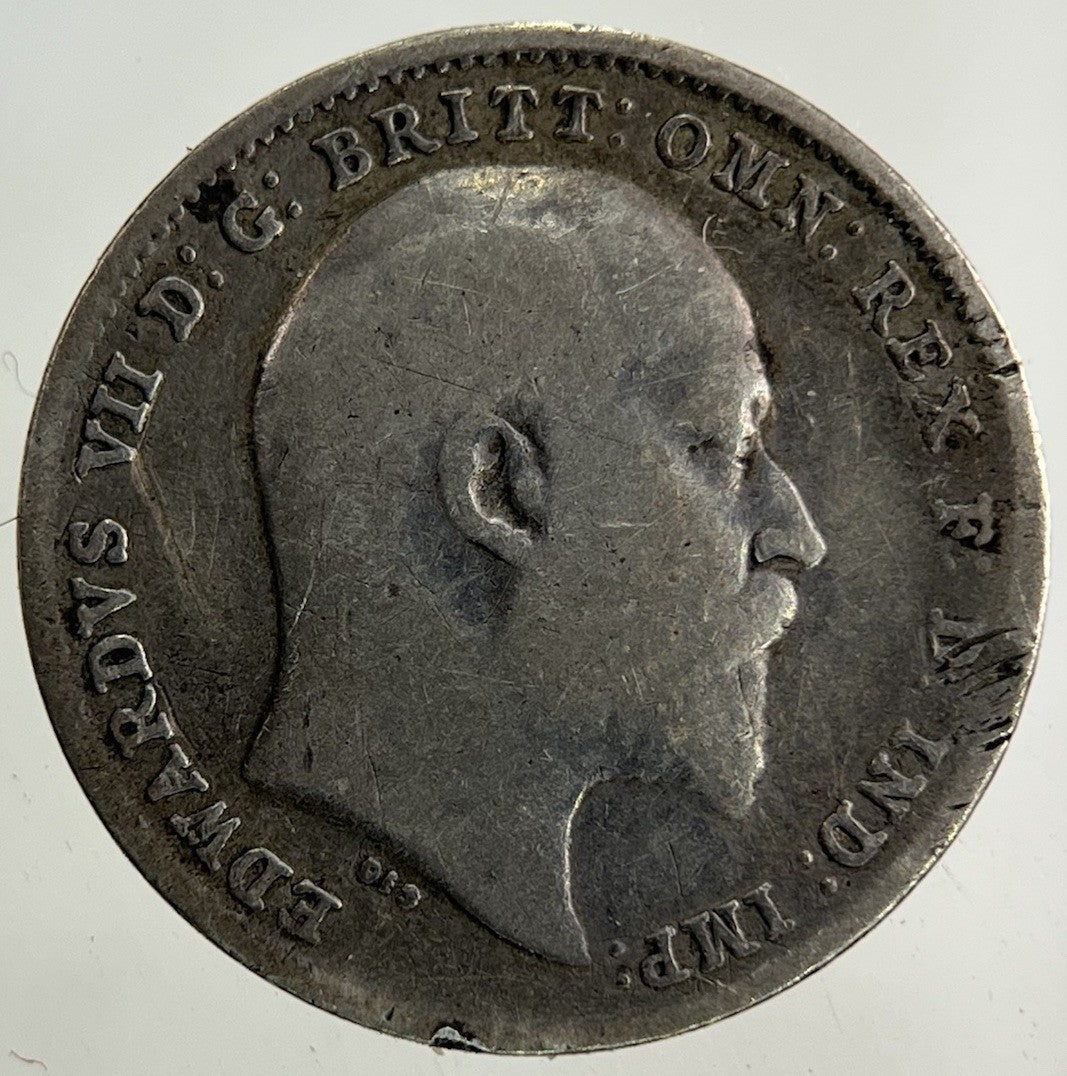 1903 Edward VII Threepence Silver Coin | Fine Collectable Grade