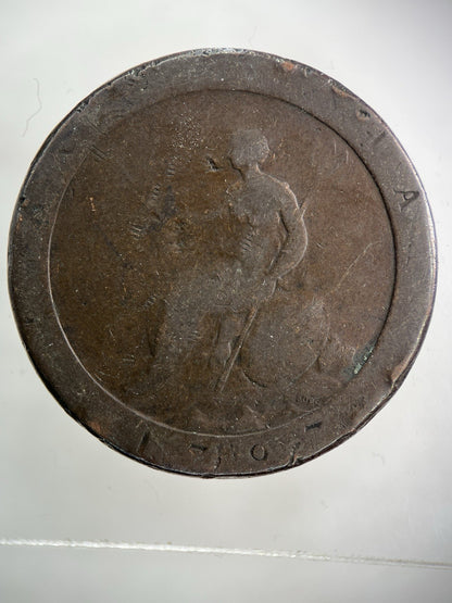 1797 George III 3rd Cartwheel One Penny Coin | Collectable Grade