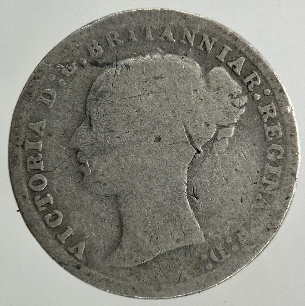 1875 Victoria Threepence Silver Coin | Fair Grade