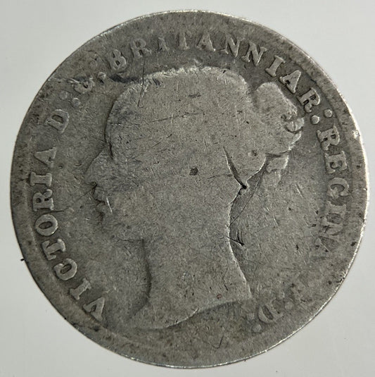 1875 Victoria Threepence Silver Coin | Fair Grade