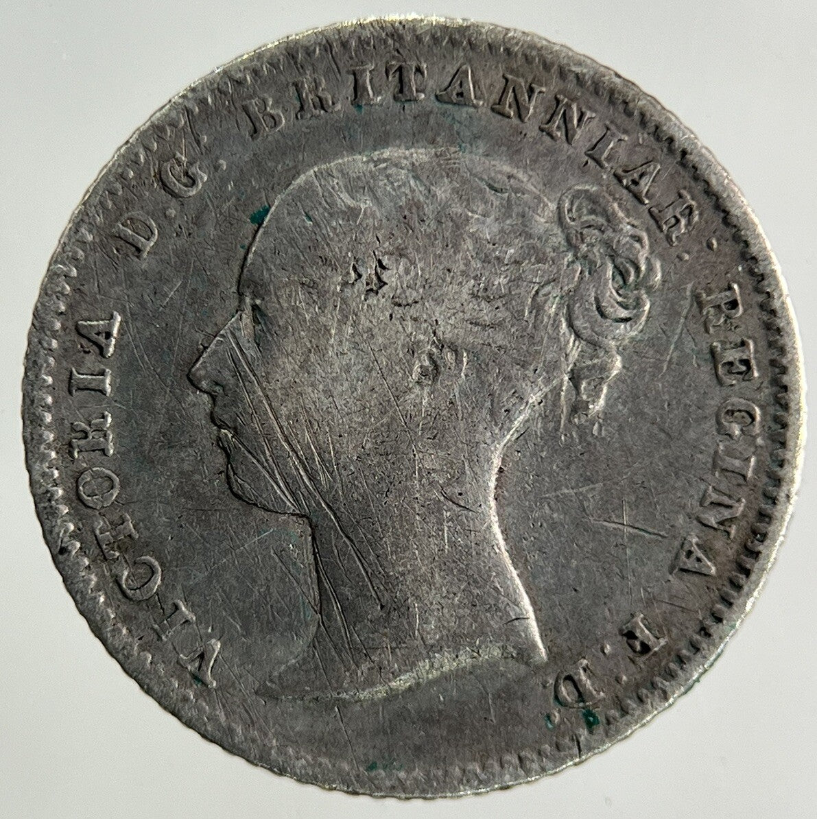 1842 Victoria Groat Four - Pence Silver Coin | Fine Collectable Grade