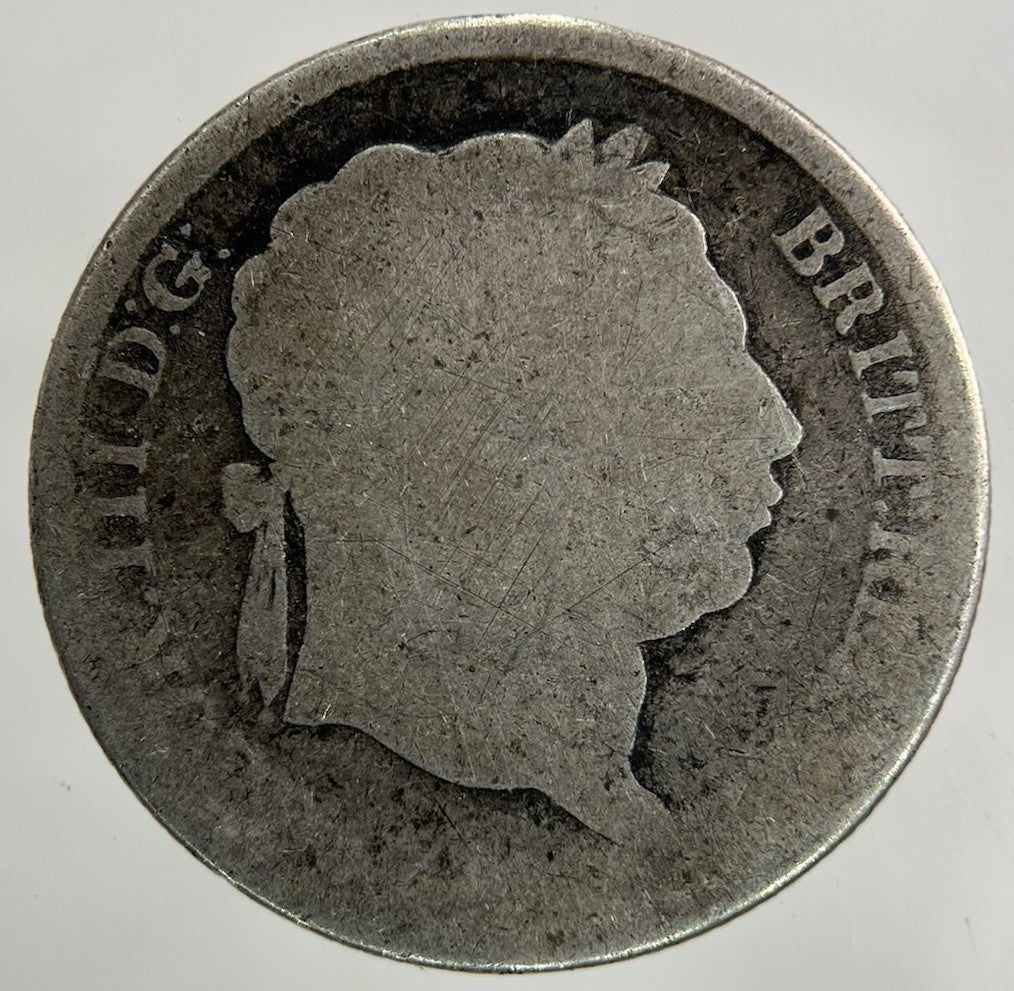 British George III 3rd Shilling Silver Coin | Fair Grade