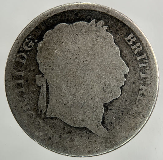 British George III 3rd Shilling Silver Coin | Fair Grade