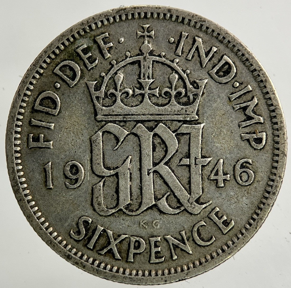 1946 George VI Sixpence Silver Coin | Collectable Grade