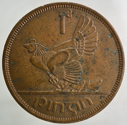1964 Irish One Penny Coin | Very High Grade