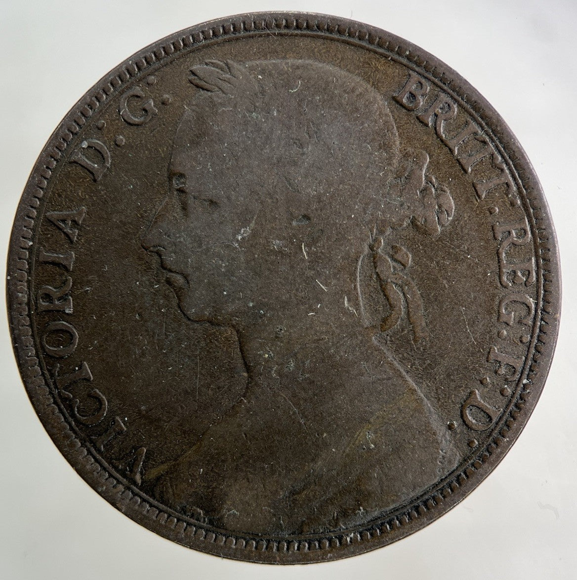 1891 Victoria One Penny Coin | Collectable Grade