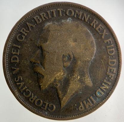 1913 George V One Penny Coin | Fair Grade