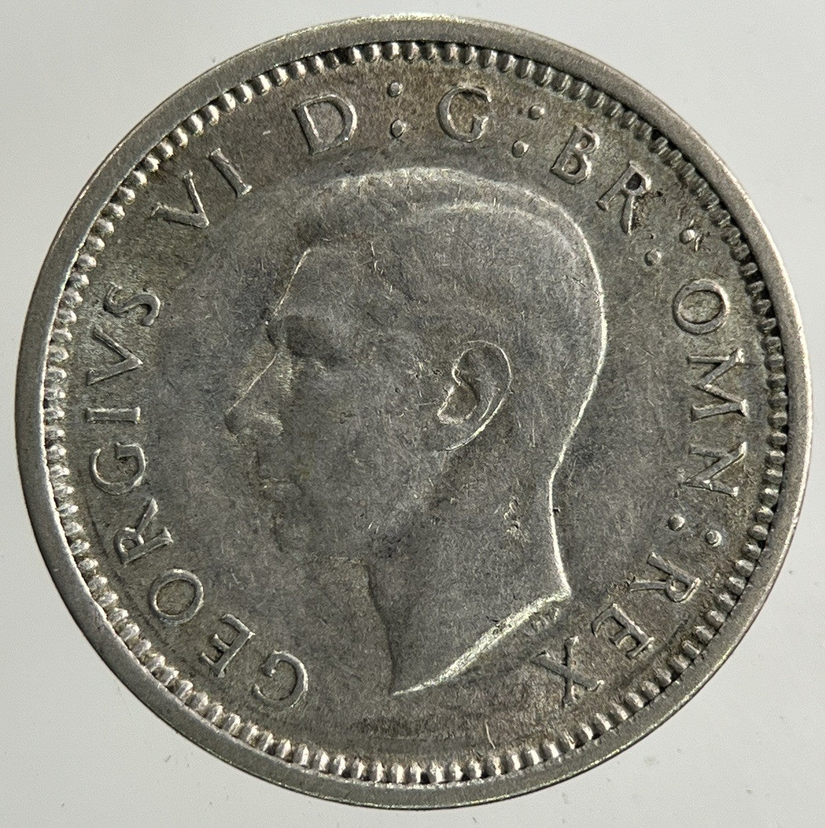 1937 George VI Threepence Silver Coin | Fine Collectable Grade