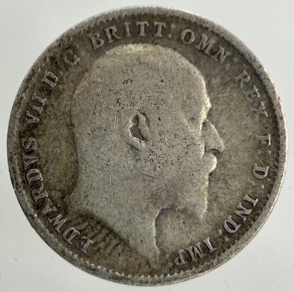 1907 Edward VII Threepence Silver Coin | Fine Collectable Grade