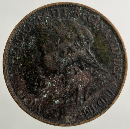 1900 Victoria Farthing Coin | Collectable Grade