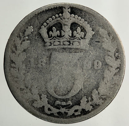 1899 Victoria Threepence Silver Coin | Collectable Grade