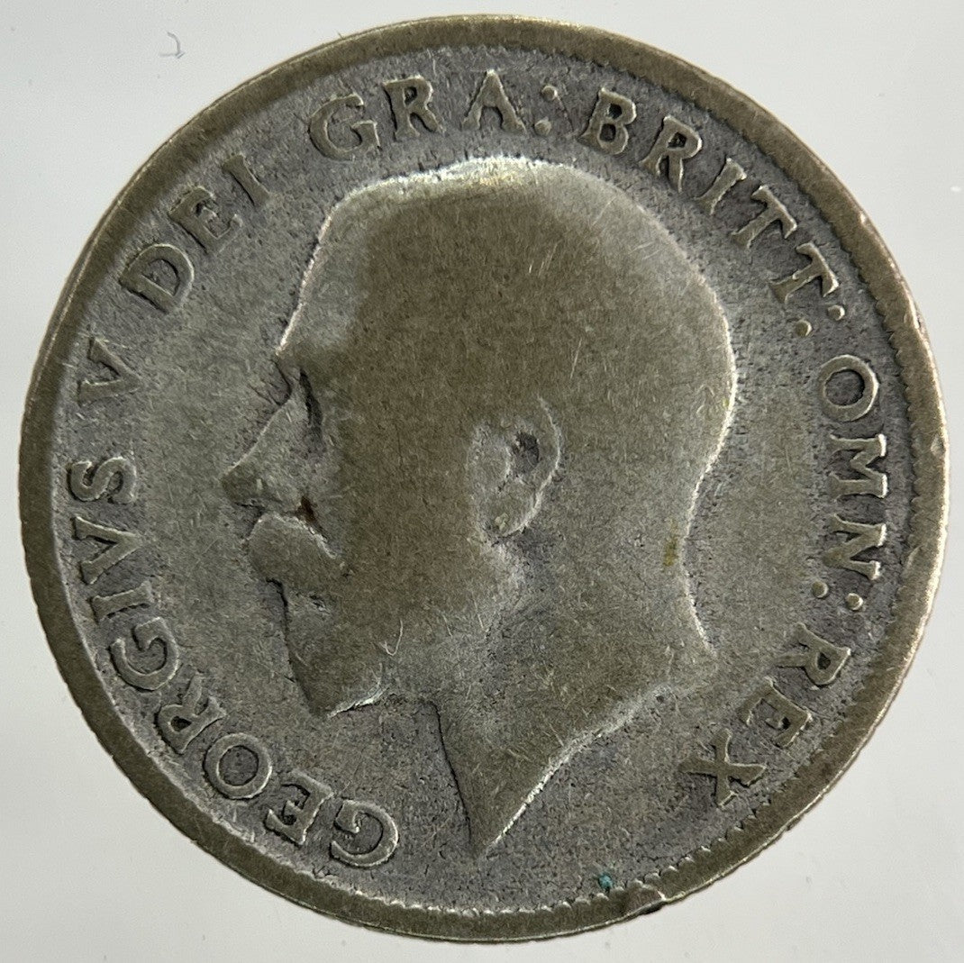 1923 George V Sixpence Silver Coin | Fair Grade