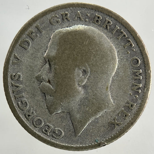 1923 George V Sixpence Silver Coin | Fair Grade
