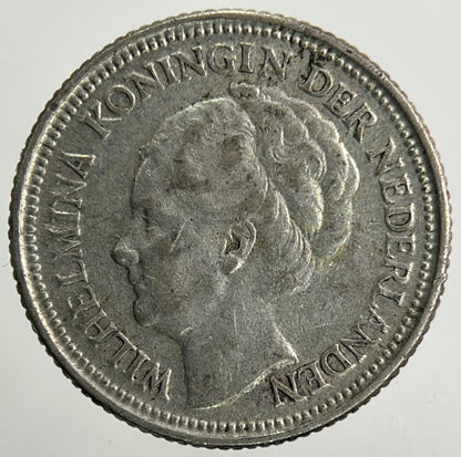 1936 Netherlands 10 Cents Silver Coin | Fine Collectable Grade