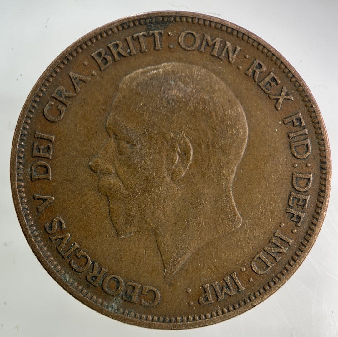 1928 George V One Penny Coin | Collectable Grade