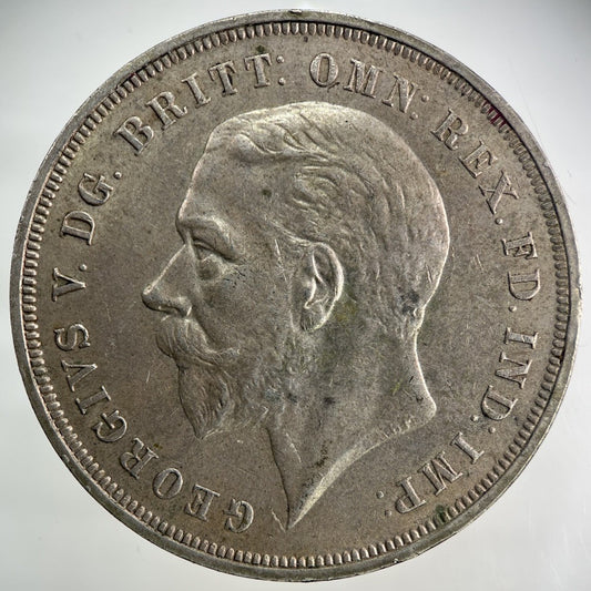 1935 George V One Crown Silver Coin | Very High Grade