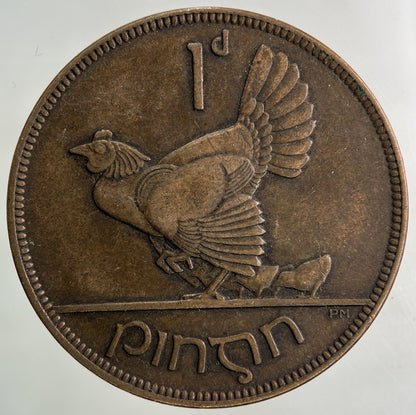 1928 Irish One Penny Coin | Fine Collectable Grade