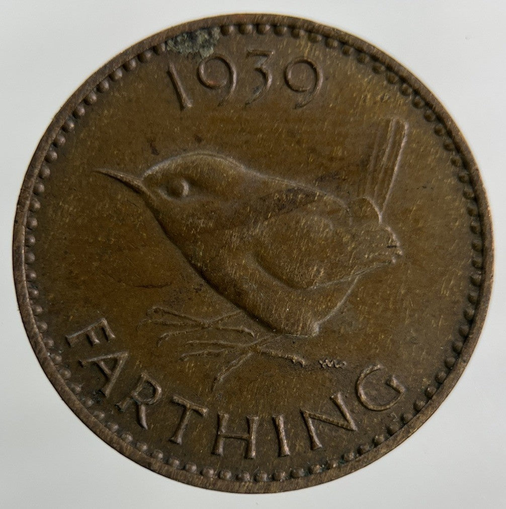 1939 George VI Wren Farthing Coin | Collectable Grade
