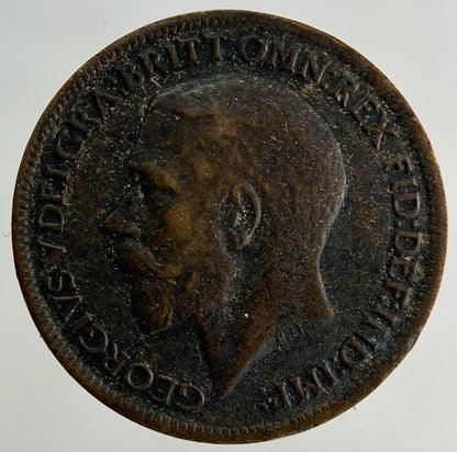 1916 George V Farthing Coin | Fine Collectable Grade