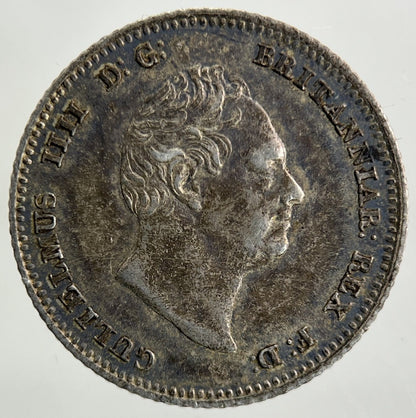 1836 William IV Groat Four - Pence Silver Coin | Very Fine Grade