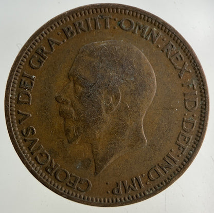 1931 George V Half - Penny Coin | Collectable Grade
