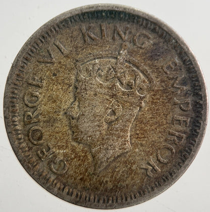 1943 India 1/4 Quarter Rupee Silver Coin | Collectable Grade | a7673