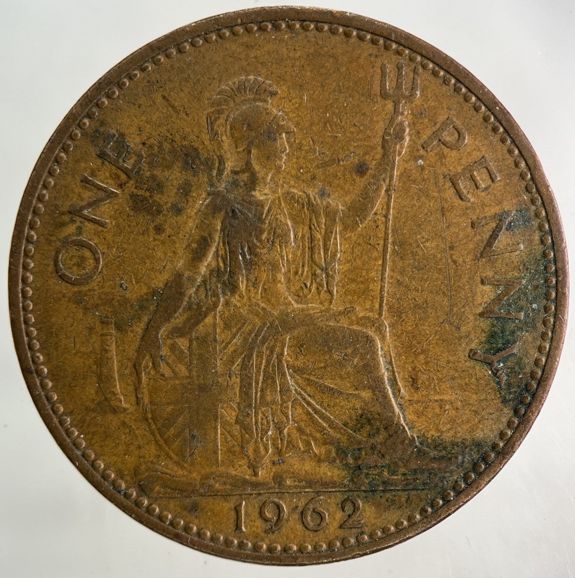 1962 Elizabeth II 2nd One Penny Coin | Fine Collectable Grade