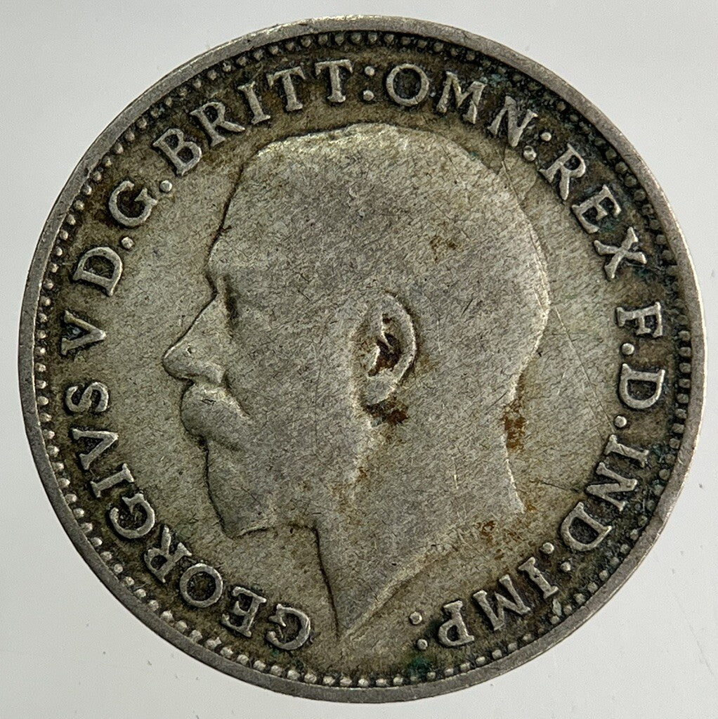 1921 George V Threepence Silver Coin | Fine Collectable Grade