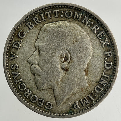 1921 George V Threepence Silver Coin | Fine Collectable Grade