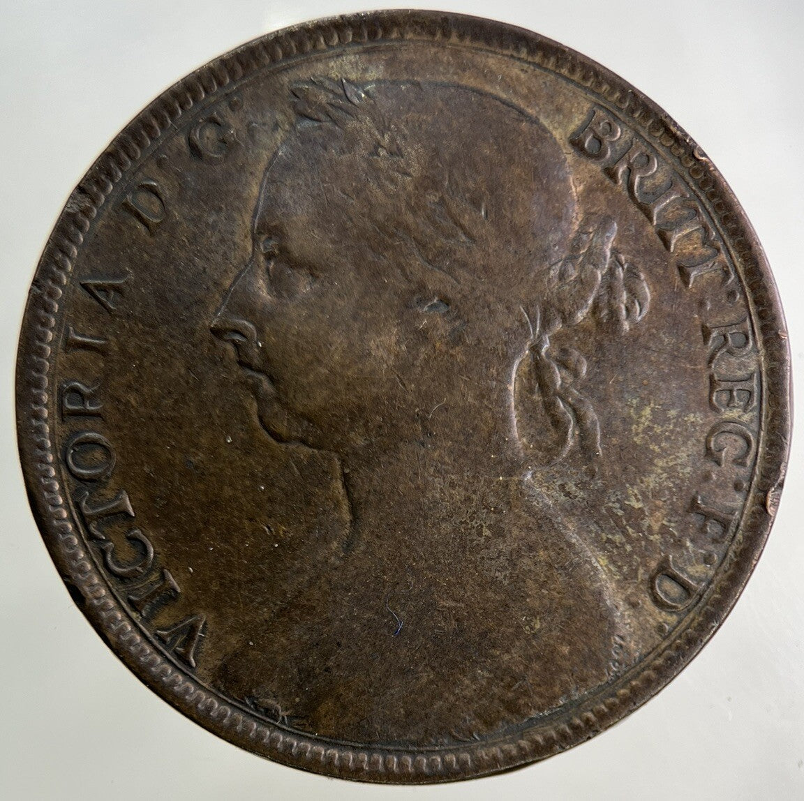 1891 Victoria One Penny Coin | Fine Collectable Grade