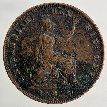 1837 William IV Farthing Coin | Fine Collectable Grade