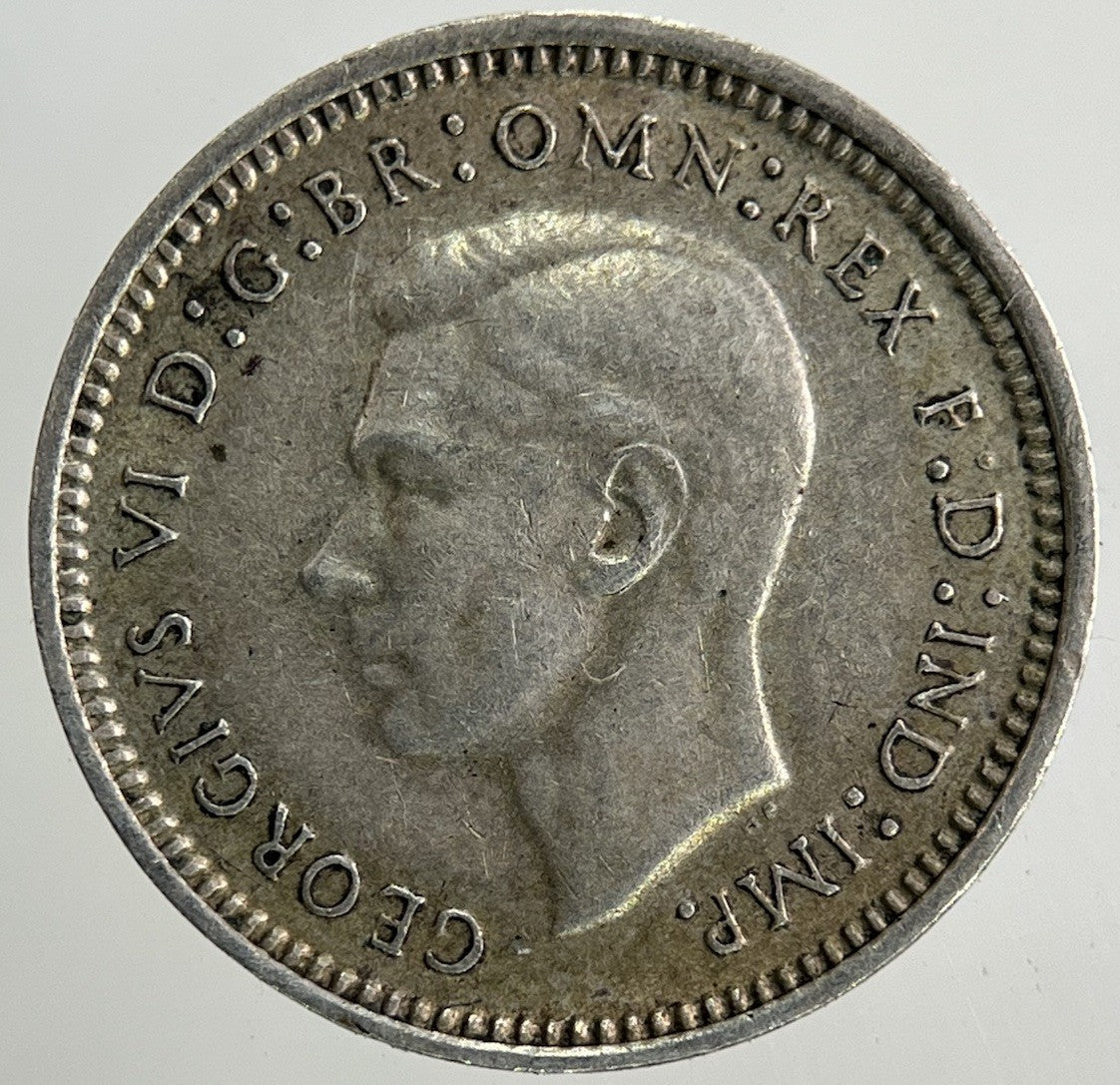 1943 Australia Threepence Silver Coin | Fine Collectable Grade