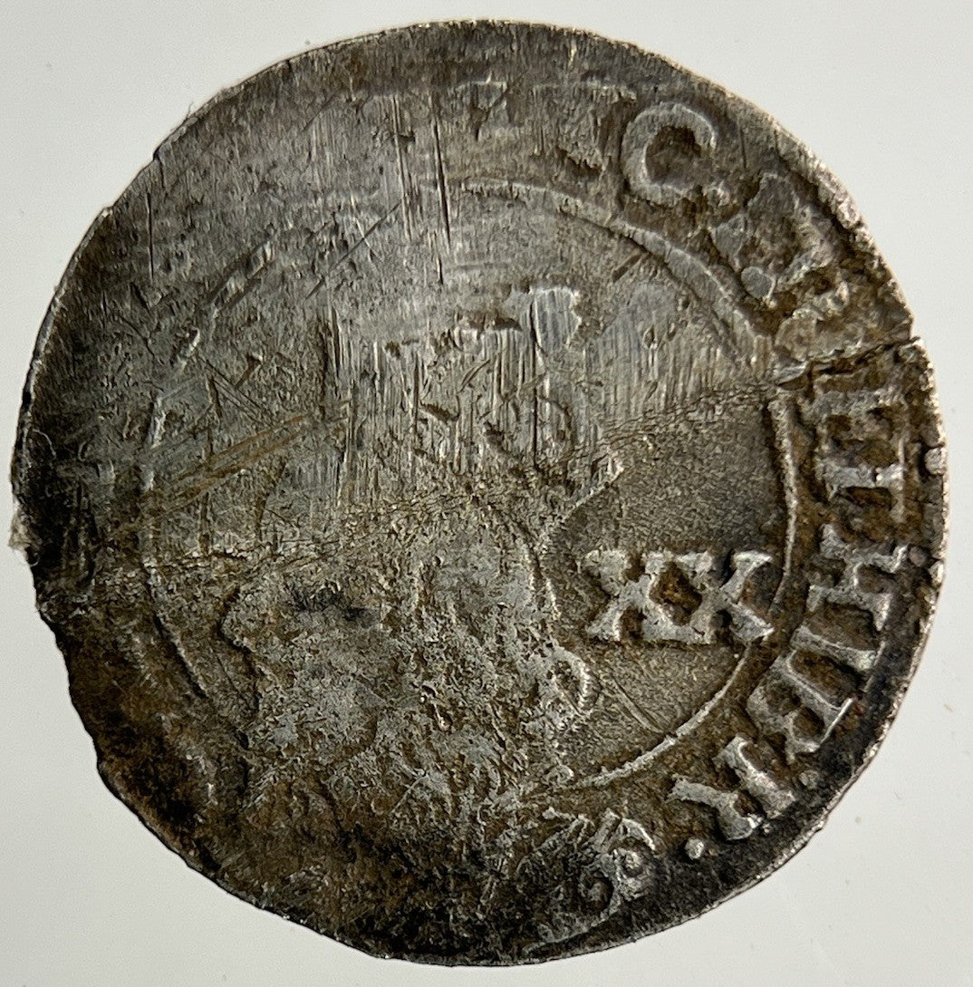 1625 - 49 Scotland Charles I 1st Hammered 20 Pence Silver Coin | Collectable Grade