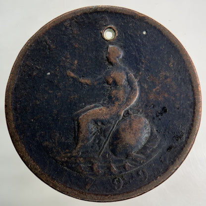 1799 George III 3rd Half - Penny Coin | Worn Grade