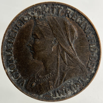 1900 Victoria Farthing Coin | Very High Grade