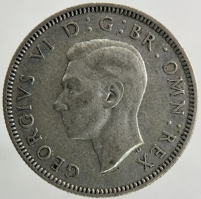 1945 George VI Shilling Silver Coin | Fine Collectable Grade